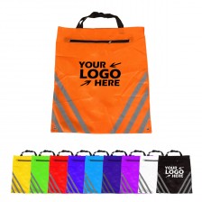 Shopping Tote Bags with Reflective Stripe